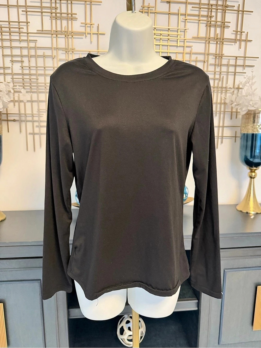 Women's Black Long Sleeve Top Like New